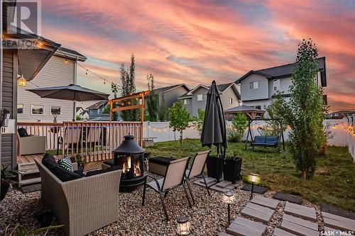 442 Secord Way, Saskatoon, SK - Outdoor With Deck Patio Veranda