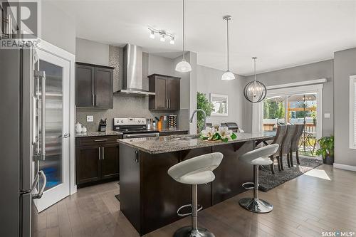 442 Secord Way, Saskatoon, SK - Indoor Photo Showing Kitchen With Upgraded Kitchen