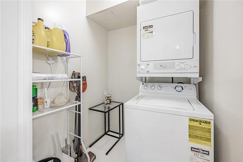 Large in Suite Laundry Room with Extra Storage - 135 Hillcrest Avenue|Unit #1014, Mississauga, ON - Indoor Photo Showing Laundry Room