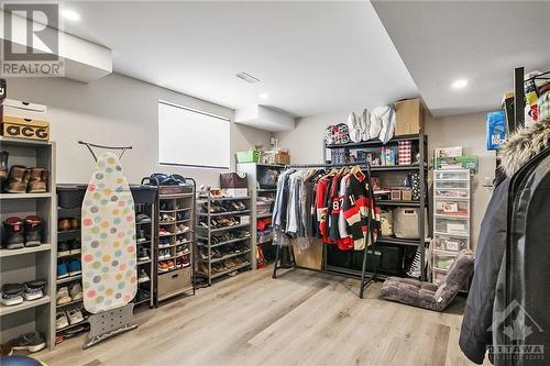 Basement bedroom (currently used as storage room) - 4530 Kelly Farm Drive, Ottawa, ON - Indoor With Storage