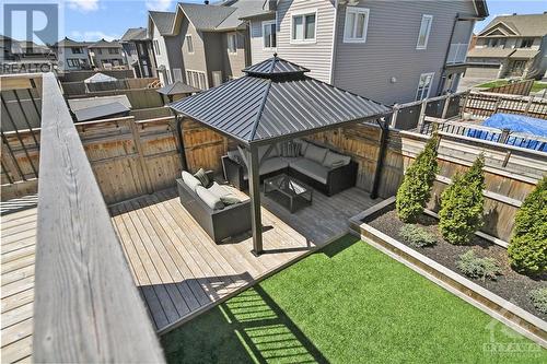 Gazebo and furniture included - 4530 Kelly Farm Drive, Ottawa, ON - Outdoor With Exterior