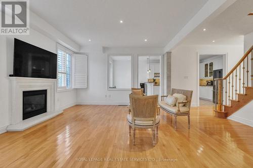 215 Burloak Drive, Oakville (Bronte West), ON - Indoor Photo Showing Living Room With Fireplace