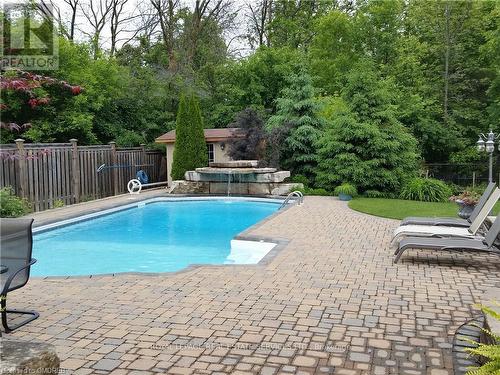 215 Burloak Drive, Oakville (Bronte West), ON - Outdoor With In Ground Pool With Backyard