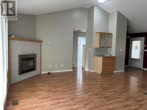 145 Murray Street, Fraser Lake, BC - Indoor Photo Showing Living Room With Fireplace