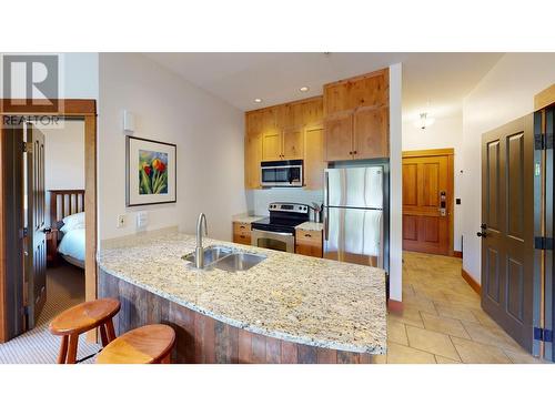 4559 Timberline Crescent Unit# 637 C & D, Fernie, BC - Indoor Photo Showing Kitchen With Stainless Steel Kitchen With Double Sink With Upgraded Kitchen