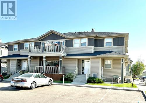 205 100 Chaparral Boulevard, Martensville, SK - Outdoor With Balcony With Facade