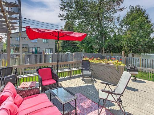 Patio - 108 Rue Marie-Curie, Dollard-Des-Ormeaux, QC - Outdoor With Deck Patio Veranda