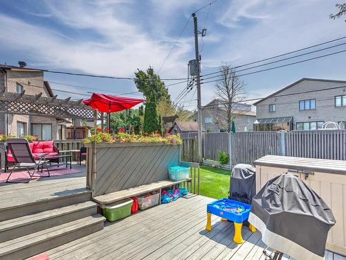 Patio - 108 Rue Marie-Curie, Dollard-Des-Ormeaux, QC - Outdoor With Deck Patio Veranda