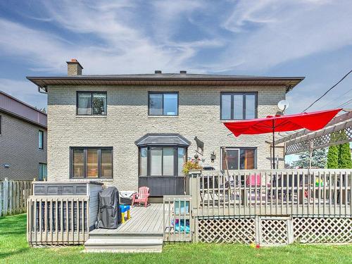 Backyard - 108 Rue Marie-Curie, Dollard-Des-Ormeaux, QC - Outdoor With Deck Patio Veranda With Exterior