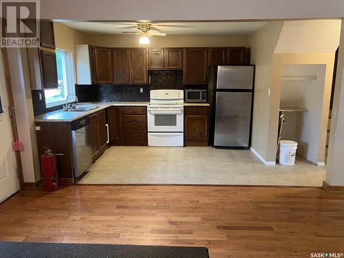 104 Guloien Avenue, White Fox, SK - Indoor Photo Showing Kitchen With Double Sink