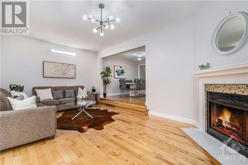 59 Wessex Road, Ottawa, ON - Indoor Photo Showing Living Room With Fireplace