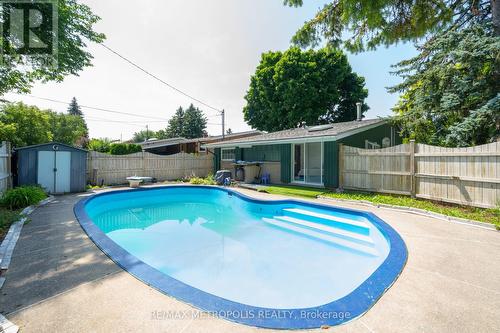 1 Highbrook Drive, Toronto (Bendale), ON - Outdoor With In Ground Pool With Backyard