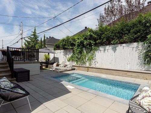 Exterior - 4883 Rue Olivier-Maurault, Laval (Chomedey), QC - Outdoor With In Ground Pool With Deck Patio Veranda