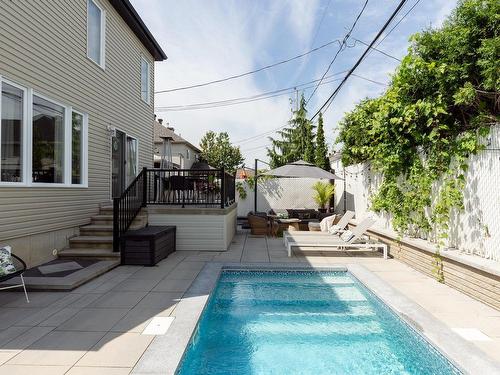 Exterior - 4883 Rue Olivier-Maurault, Laval (Chomedey), QC - Outdoor With In Ground Pool With Deck Patio Veranda