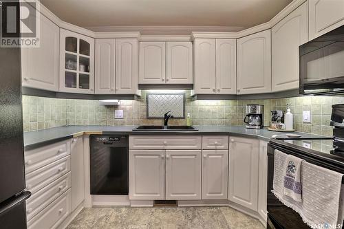 2215 Cameron Street, Regina, SK - Indoor Photo Showing Kitchen With Double Sink