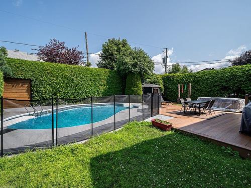 Backyard - 731 Rue Samuel-De Champlain, Boucherville, QC - Outdoor With In Ground Pool With Backyard