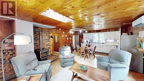 54 Old Black River Road, Saint John, NB - Indoor Photo Showing Living Room With Fireplace