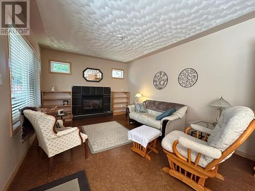 2045 6Th Avenue, Prince George, BC - Indoor Photo Showing Living Room With Fireplace