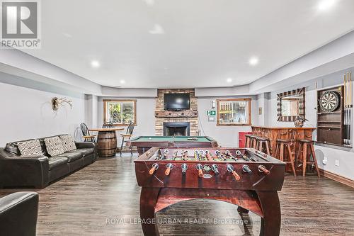 191 Brooker Boulevard, Blue Mountains (Blue Mountain Resort Area), ON - Indoor Photo Showing Living Room With Fireplace