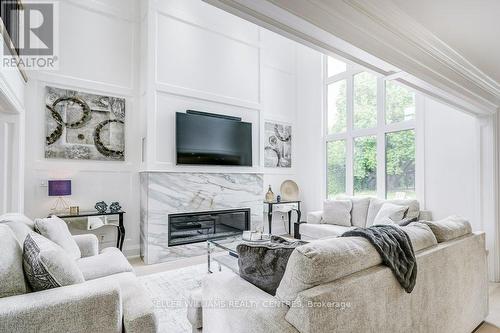 82 Burton Grove, King, ON - Indoor Photo Showing Living Room With Fireplace