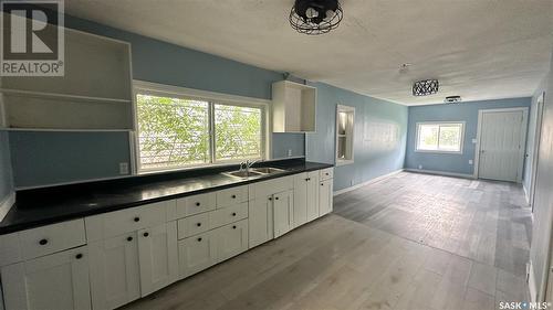 729 Elphinstone Street, Regina, SK - Indoor Photo Showing Kitchen With Double Sink