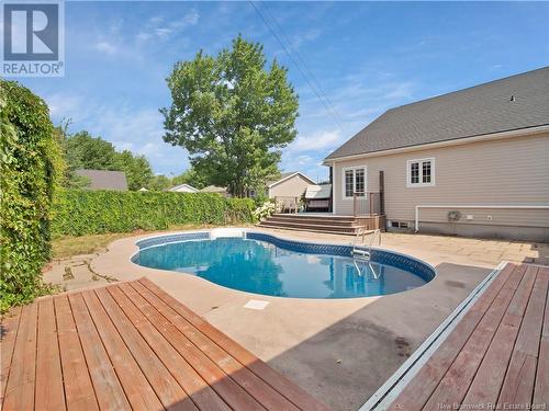 94 Leger Street, Saint-Antoine, NB - Outdoor With In Ground Pool With Deck Patio Veranda With Backyard