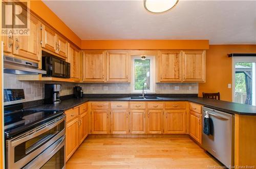 129 Janice Avenue, Moncton, NB - Indoor Photo Showing Kitchen With Double Sink