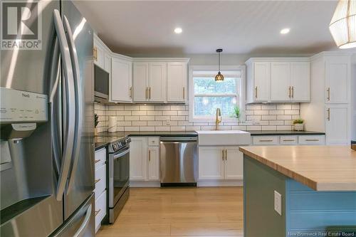 107 Camber Drive, Hanwell, NB - Indoor Photo Showing Kitchen With Upgraded Kitchen