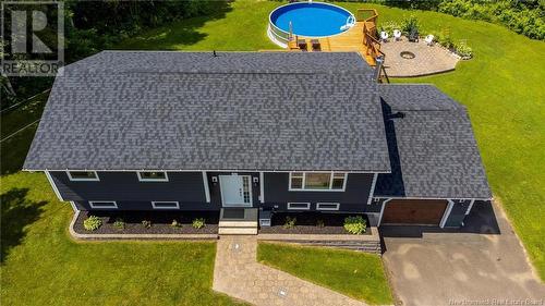 107 Camber Drive, Hanwell, NB - Outdoor With Above Ground Pool