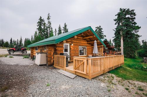 Cabin 10 Hatheume Lake Lodge, Peachland, BC - Outdoor With Deck Patio Veranda