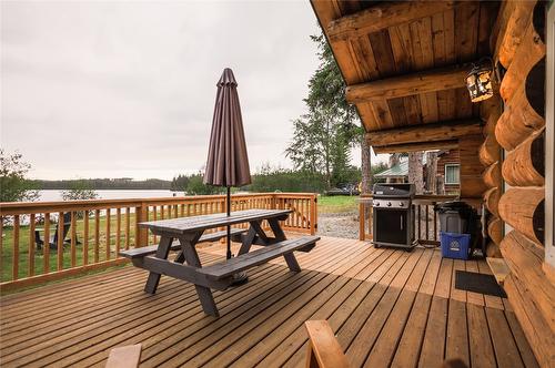 Cabin 10 Hatheume Lake Lodge, Peachland, BC - Outdoor With Deck Patio Veranda With Exterior