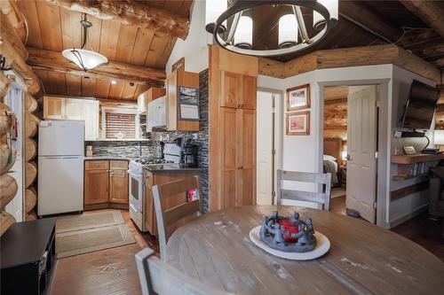 Cabin 10 Hatheume Lake Lodge, Peachland, BC - Indoor Photo Showing Kitchen