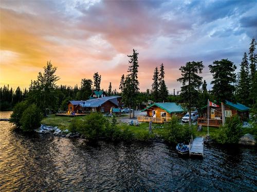 Cabin 10 Hatheume Lake Lodge, Peachland, BC - Outdoor With Body Of Water With View