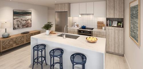 603-550 Truswell Road, Kelowna, BC - Indoor Photo Showing Kitchen With Upgraded Kitchen