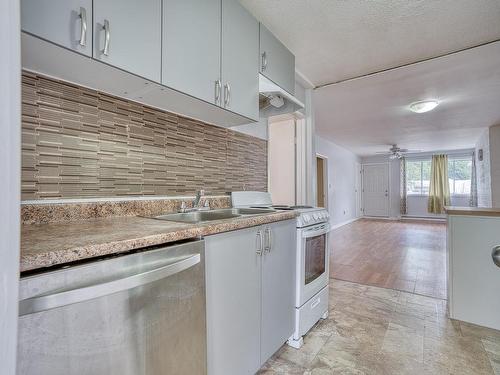 1110-1112 Beaufort Dr, Nanaimo, BC - Indoor Photo Showing Kitchen With Double Sink