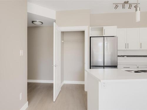 204-844 Goldstream Ave, Langford, BC - Indoor Photo Showing Kitchen With Double Sink