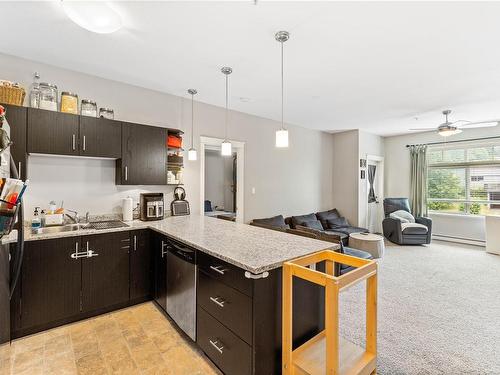 202-2115 Meredith Rd, Nanaimo, BC - Indoor Photo Showing Kitchen With Double Sink With Upgraded Kitchen