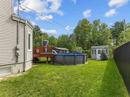 Backyard - 2099 Rue De L'Estran, Saint-Jérôme, QC - Outdoor With Above Ground Pool With Backyard