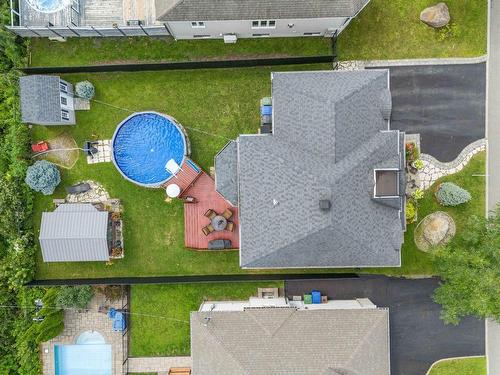 Garden - 2099 Rue De L'Estran, Saint-Jérôme, QC - Outdoor With Above Ground Pool With View