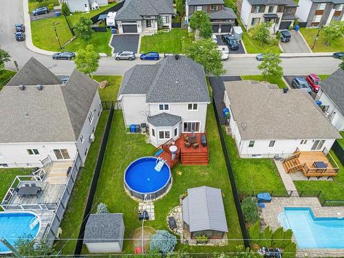 Garden - 2099 Rue De L'Estran, Saint-Jérôme, QC - Outdoor With Above Ground Pool With View