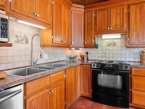 Kitchen - 5 Rue St-Jude, Lac-Brome, QC - Indoor Photo Showing Kitchen With Double Sink