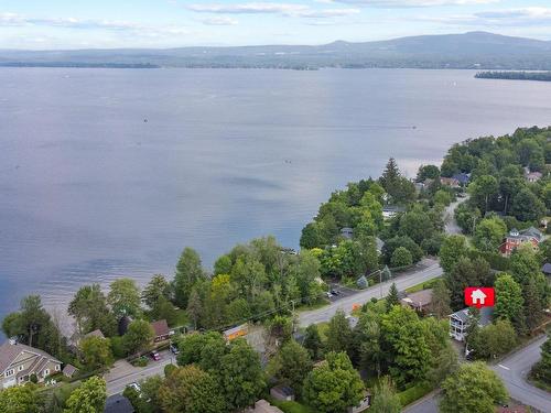 Aerial photo - 5 Rue St-Jude, Lac-Brome, QC - Outdoor With Body Of Water With View