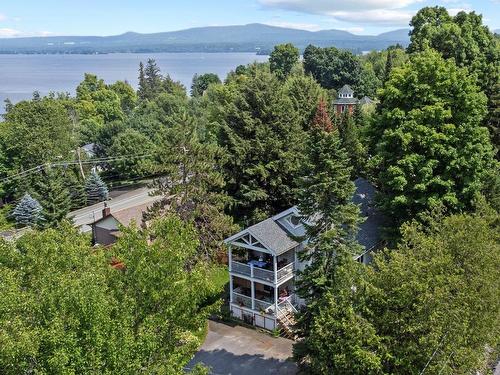 Aerial photo - 5 Rue St-Jude, Lac-Brome, QC - Outdoor With Body Of Water With View