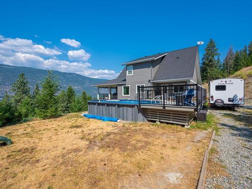 324 Orchard Lake Road, Kamloops, BC - Outdoor With Above Ground Pool With Deck Patio Veranda