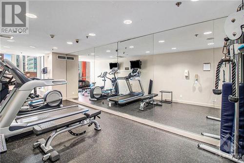 324 Laurier Avenue W Unit#709, Ottawa, ON - Indoor Photo Showing Gym Room