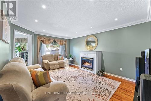 22 Hawker Road, Vaughan, ON - Indoor Photo Showing Living Room With Fireplace