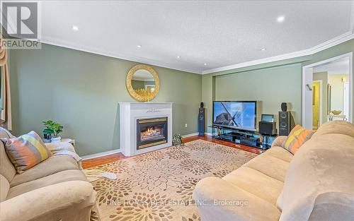 22 Hawker Road, Vaughan, ON - Indoor Photo Showing Living Room With Fireplace