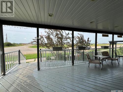 217 Railway Avenue, Hafford, SK - Outdoor With Deck Patio Veranda