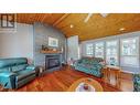 1021 Maple Street, Okanagan Falls, BC  - Indoor Photo Showing Living Room With Fireplace 