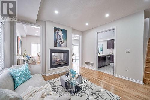 1354 Apollo Street W, Oshawa (Eastdale), ON - Indoor Photo Showing Living Room With Fireplace